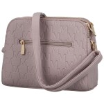 Trendy dámská koženková crossbody MaxFly Maira, fialová