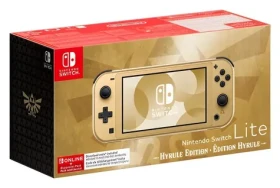 Nintendo Switch Lite Hyrule Edition / Herní konzole / 5,5" LCD / 32GB / 12M NSO+EP