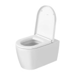 DURAVIT - ME by Starck Závěsné WC, HygieneGlaze, WonderGliss, matná bílá 252809AC00