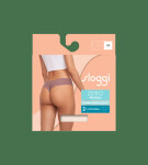 Dámské kalhotky ZERO Modal 2.0 Hipstring 2P - WHITE - ecru 6308 - SLOGGI WHITE S