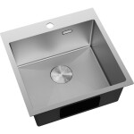 MEXEN - Solix ocelový dřez 1-bowl 500 x 500 mm, nerez HC 6407501000-01HC