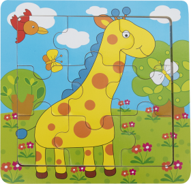 BABU - Edukativní puzzle - Žirafa - Babu