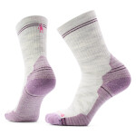 Dámské merino ponožky SMARTWOOL Women's Hike Light Cushion Crew Socks, Ash/Purple Dawn velikost: 38-41 (M)