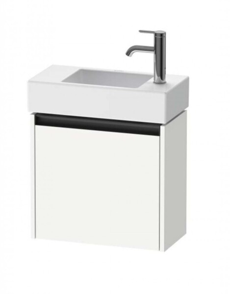 DURAVIT - Ketho.2 Umyvadlová skříňka 44x48x24 cm, 1 dvířka, panty vpravo, matná bílá K25072R18180000