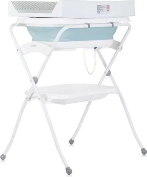 CHIPOLINO Vanička s přebalovací podložkou a stojanem Fiore Blue (SHVFI0242BL)