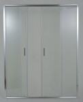 HOPA - Sprchové dveře VILAR - BARVA rámu - Hliník leštěný, Rozměr A - 150 cm, Rozměr C - 190 cm, Směr zavírání - Univerzální Levé / Pravé, Výplň - Čiré bezpečnostní sklo - 6 mm OLBENW102915CC