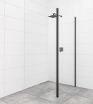Boční zástěna ke sprchovým dveřím 100 cm SAT TEX BB SATSTENATEXD100C SATSTENATEXD100C