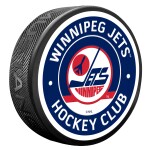 Mustang Puk Winnipeg Jets NHL Vintage Striped Textured