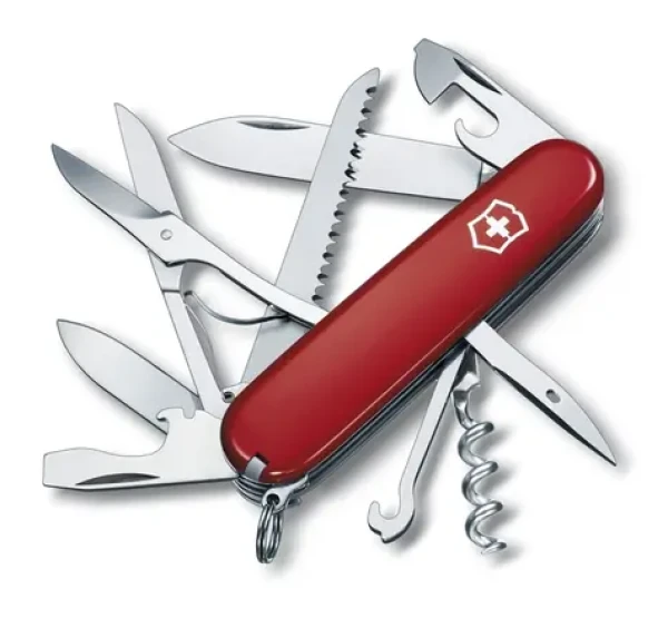 VICTORINOX Kapesní nůž Huntsman červená blistr (1.3713.B1)