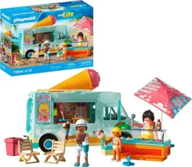 Playmobil® My Life 71904 Zmrzlinářské auto se surf shopem