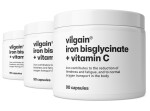 Vilgain Železo bisglycinát + Vitamin C – 3× 90 kapslí
