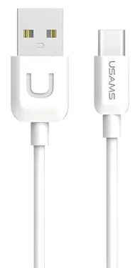USAMS SJ099 U Turn bílá / Datový kabel / USB-C / 2A / 1 m (TCUSBXD02)