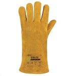 Rukavice KIRK RF A2046 celokožené do 100°C hovězí štípenka