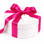 Cake star stuha růžovo-červená 25mm x 45m