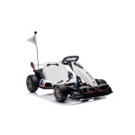 Mamido Dětská elektrická motokára BMW Gokart s funkcí driftu bílá