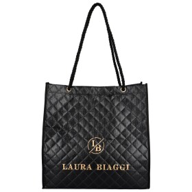 Stylová nákupní taška Laura B. Gemma, černá