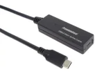 PremiumCord USB-C repeater a prodlužovací kabel Male-Female 10 m / Prodlužovací kabel / USB-C / 5 Gbps (8592220023843)