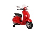 Mamido Dětský elektrický skútr Vespa GTS červený