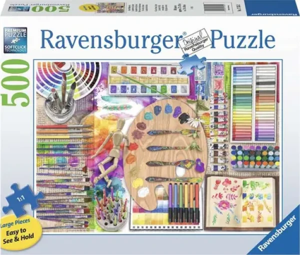 Ravensburger Puzzle Paleta umělce XXL