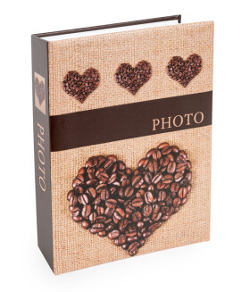 Fotoalbum MM-46200 Coffee 2 srdce, 10x15/200F