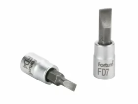 FORTUM Hlavice zástrčná šroubovák plochý 1/4" / 5.5mm / L 37mm / CrV/S2 (EX4701801)