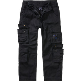 Brandit Kalhoty dětské Kids Pure Vintage Pants černé 170/176