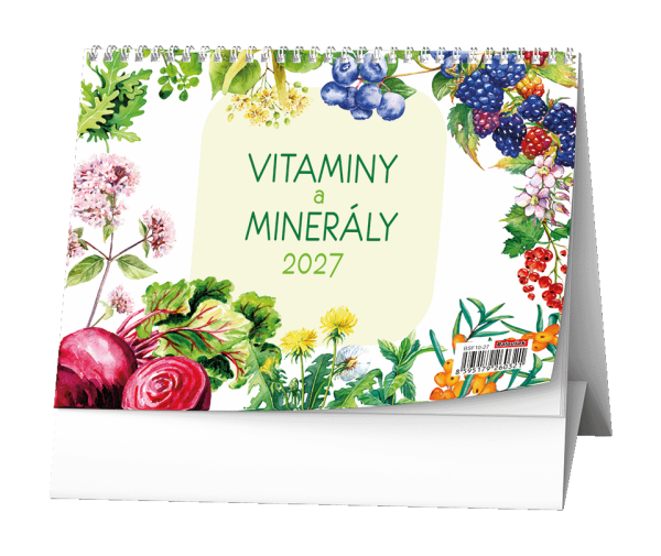 Stolní kalendář 2027 Baloušek Vitamíny a minerály