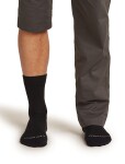 Pánské merino turistické ponožky ICEBREAKER Mens Hike+ Liner Crew, Black velikost: 42-44 (M)