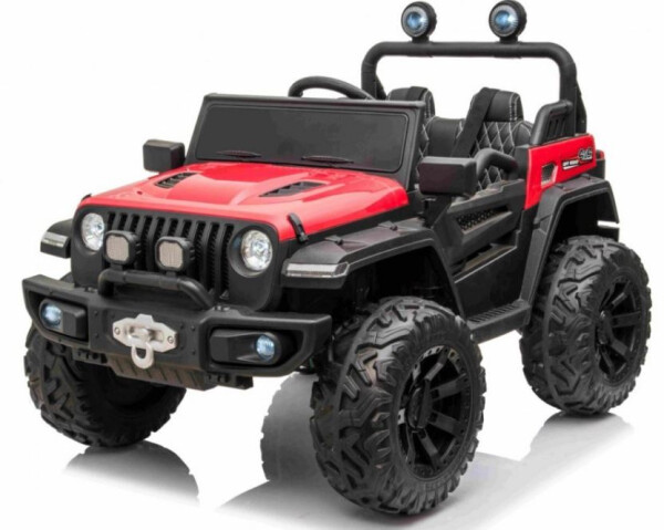 Mamido Dětské elektrické autíčko Master of Terain 4x4 červené