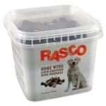 RASCO Kalciová kost s játry 2,5 cm / Pochoutka pro psy / 550 g (4904-65343)