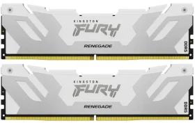 Kingston Fury Renegade White 32GB (2x16GB) DDR5 7200MHz / CL38 / DIMM / On-Die ECC / XMP / 1.45V (KF572C38RWK2-32)