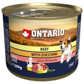 Ontario Konzerva hovězí s cuketou 200g (214-2006)