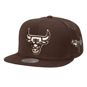 Mitchell & Ness Pánská kšiltovka Chicago Bulls NBA Brown and Cream Snapback