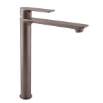 RAV Slezák - NIL - Umyvadlová vysoká baterie bez výpusti, Metal Grey - kartáčovaná, 3,8" NL130.0MGK