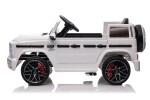 Mamido Dětské elektrické autíčko Mercedes Benz G63 cabrio EVA kola bílé