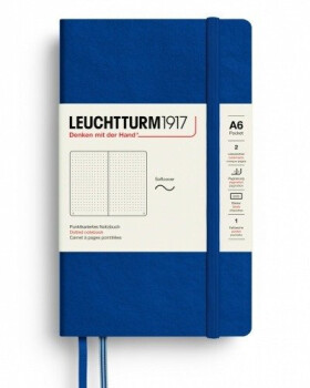 Zápisník Indigo, Softcover, Pocket A6, 123l, tečkovaný