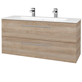 Dřevojas - Umyvadlová skříňka GIO SZZ2 120 - D17 Colorado / Úchytka T04 / D17 Colorado 406936E