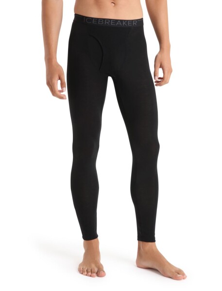 Pánské spodky ICEBREAKER Mens 175 Everyday Leggings w Fly, Black velikost: S
