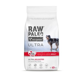 Raw Paleo Ultra Adult Medium/Large breed Beef -chovatelské balení 14kg