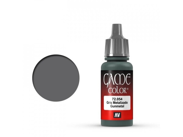 Vallejo Game Color 72054 Gunmetal 18 ml