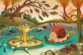 ART PUZZLE 5885 Dřevěné puzzle Kámoši od jezera