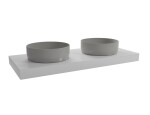 Deska pod umyvadlo Naturel Dolce 120x8x50 cm glossy white DO12050B DO12050B