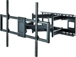 Techly 60-120" 120 kg černá / Nástěnný držák pro TV / VESA do 900x600 / naklápěcí, otočný / ocel (367591)