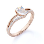 Emporial prsten 14k zlato Vermeil GU-DR14466R-ROSEGOLD-MOONSGTONE Velikost: 10 (EU: 61-63)