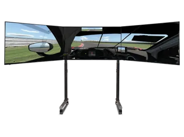 Next Level Racing Round Tube Triple Monitor Stand / Samostatný stojan pro 3 monitory / Freestanding (NLR-R011)