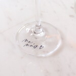 Bella Rose Sklenice na víno Na nás + vánoční krabička, čirá barva, sklo, 350 ml