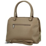 Módní dámská koženková kabelka do ruky Rosen, khaki