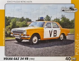 RETRO-AUTA Puzzle č.69 Volha GAZ 24 VB (1984)