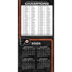 JF Turner Kalendář Philadelphia Flyers NHL 2026 Wall Calendar