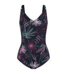 Summer Tropics – Plavky s kosticemi: květinové tvarování Triumph BLACK COMBINATION 42C